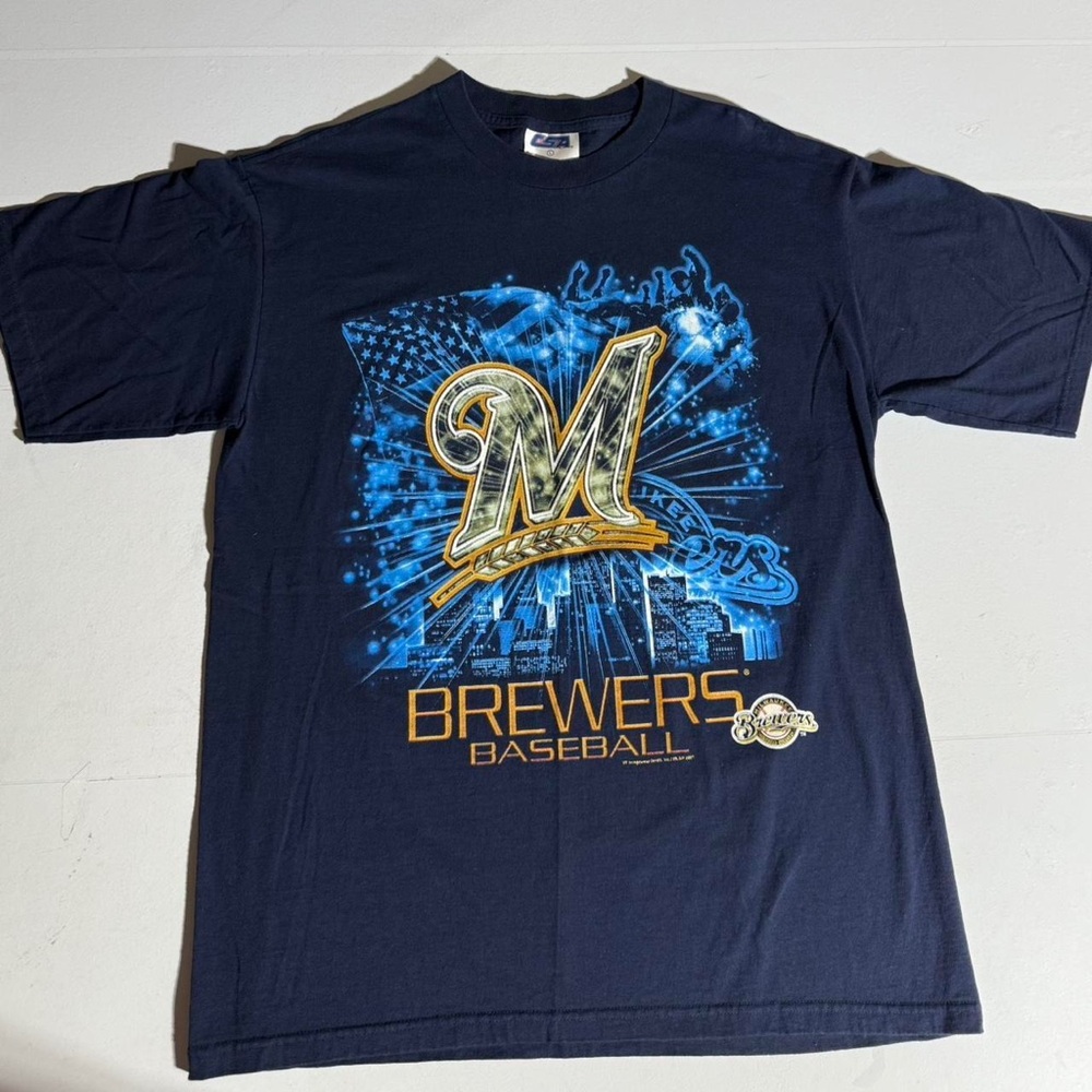 Top of the World Navy Brewers Baseball Tee